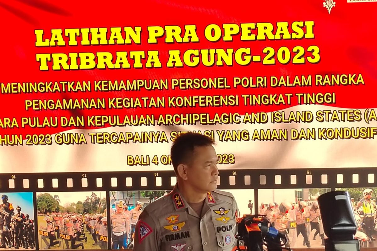 Polri siapkan pengamanan jalur delegasi KTT AIS di Nusa Dua