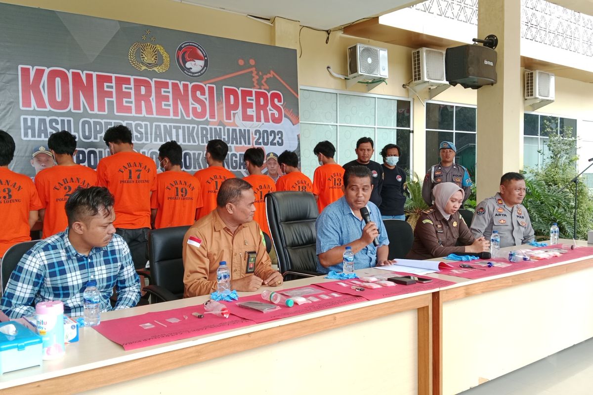 Polisi tangkap 8 pemuda terlibat kasus narkoba di Lombok Tengah
