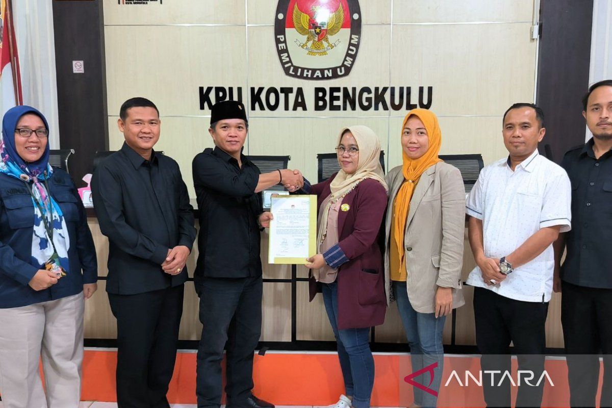 KPU Kota Bengkulu terima berkas rancangan DCT dari 18 partai politik