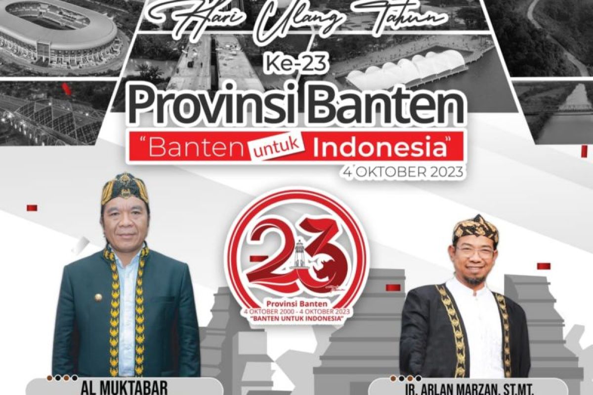 23 Tahun Banten, pembangunan menyeluruh untuk ekonomi tumbuh