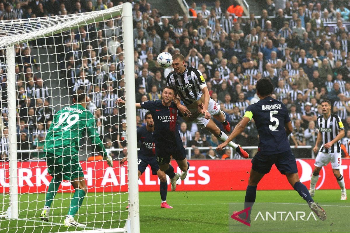 Liga Champions - Newcastle amankan kemenangan meyakinkan 4-1 atas PSG