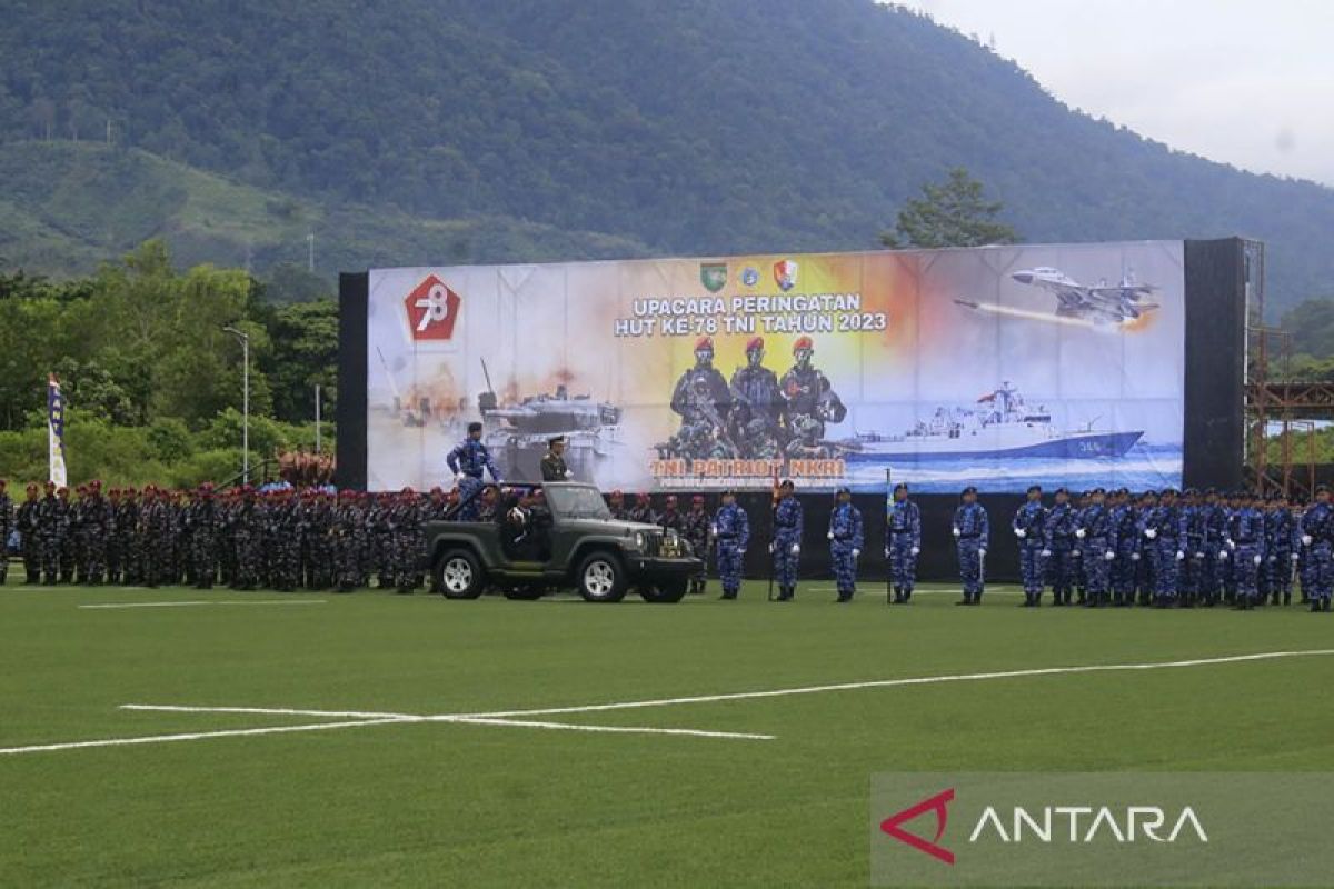 Panglima Yudo Margono: TNI jadi garda terakhir NKRI selama 78 tahun