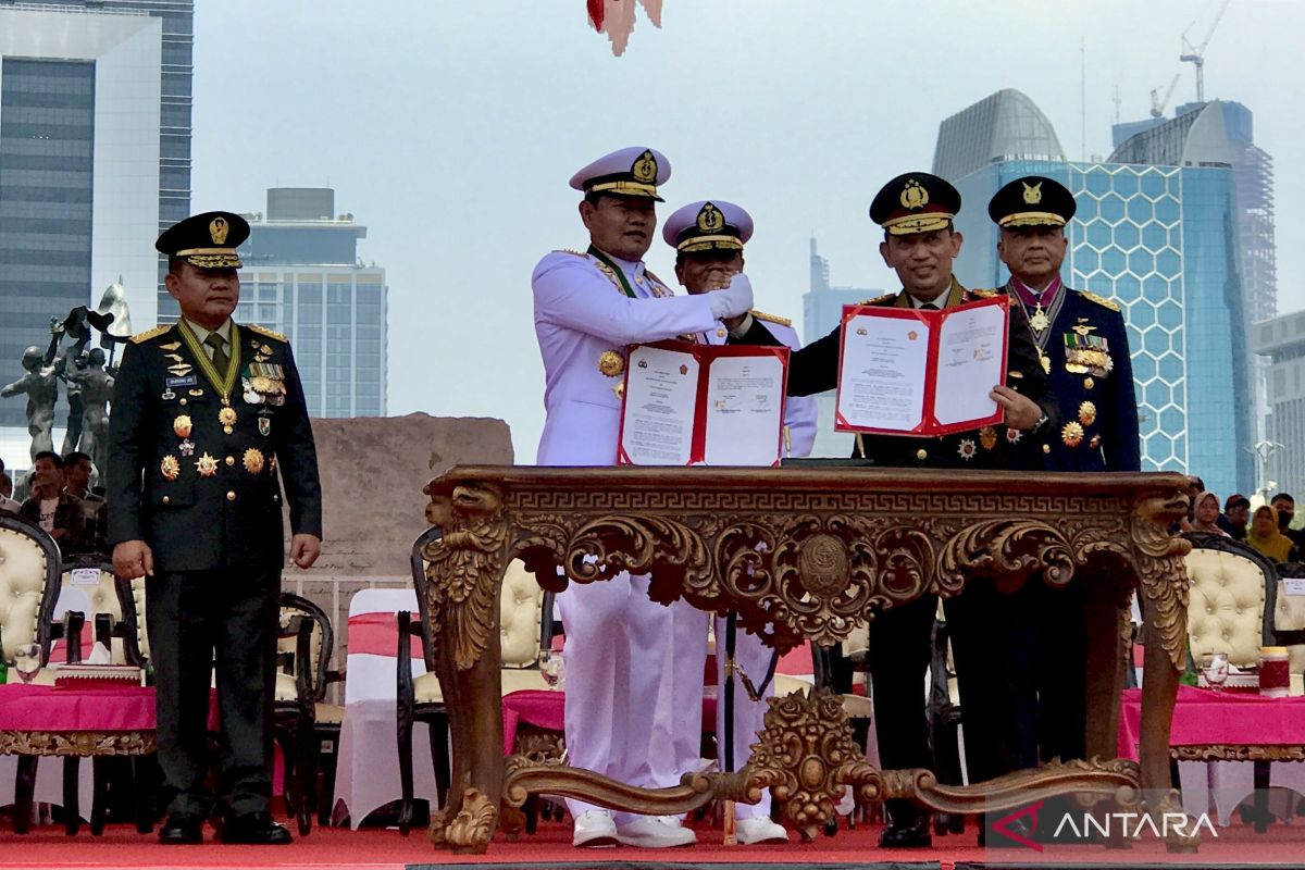 Panglima TNI dan Kapolri teken MoU perkuat kerja sama