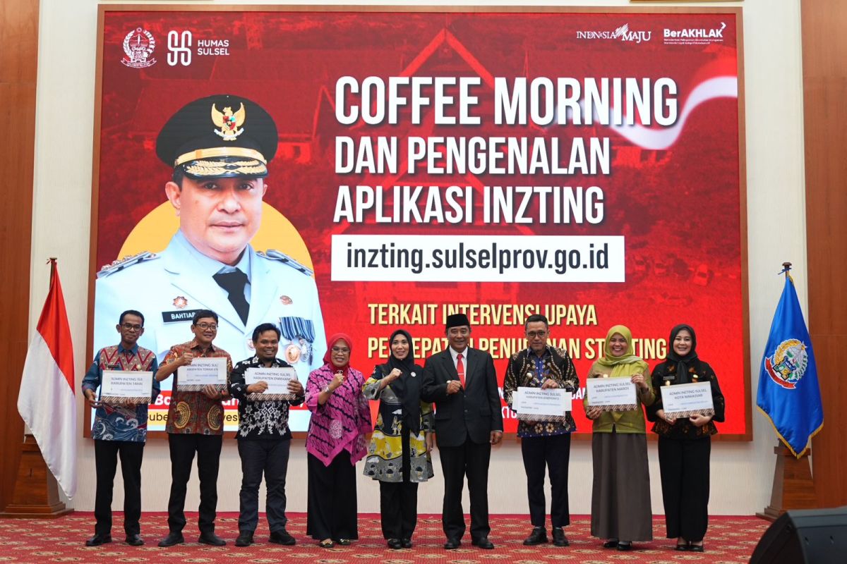 Gubernur Sulsel berharap Inzting stunting jadi aplikasi nasional