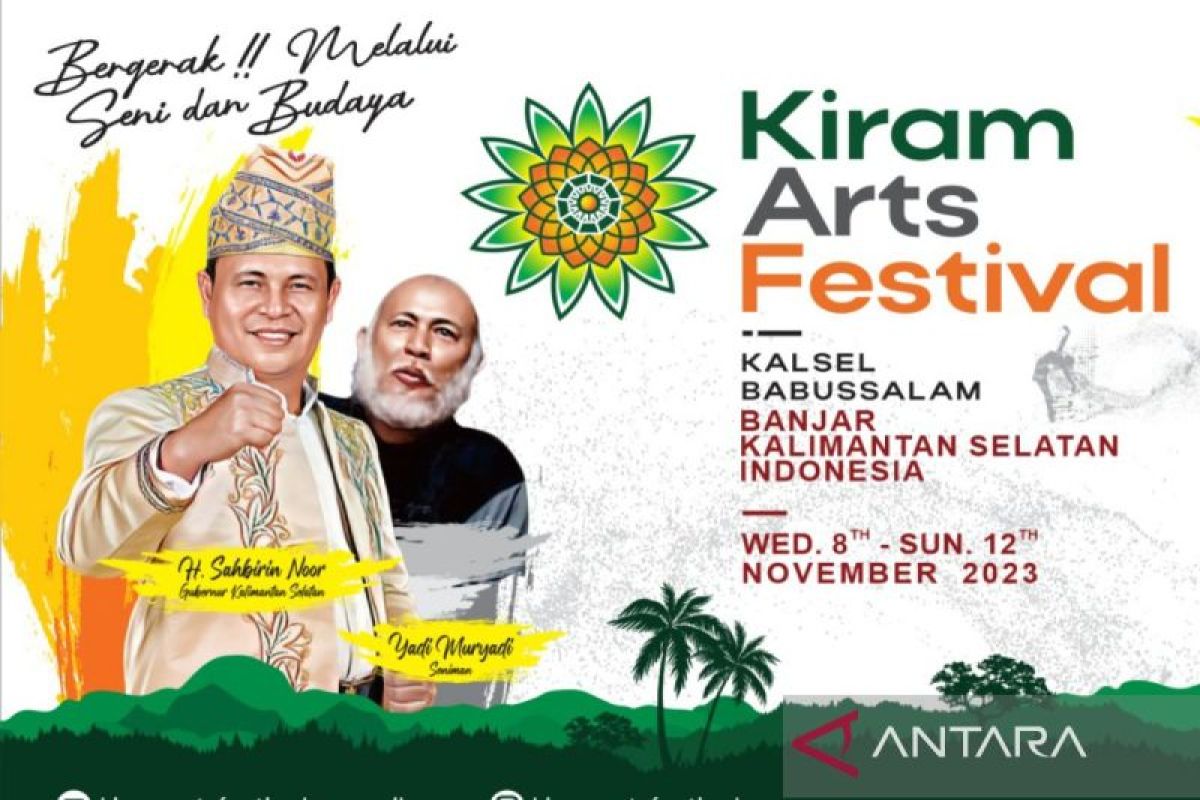 Seniman dari 20 negara dipastikan ramaikan Kiram Arts Festival Kalsel
