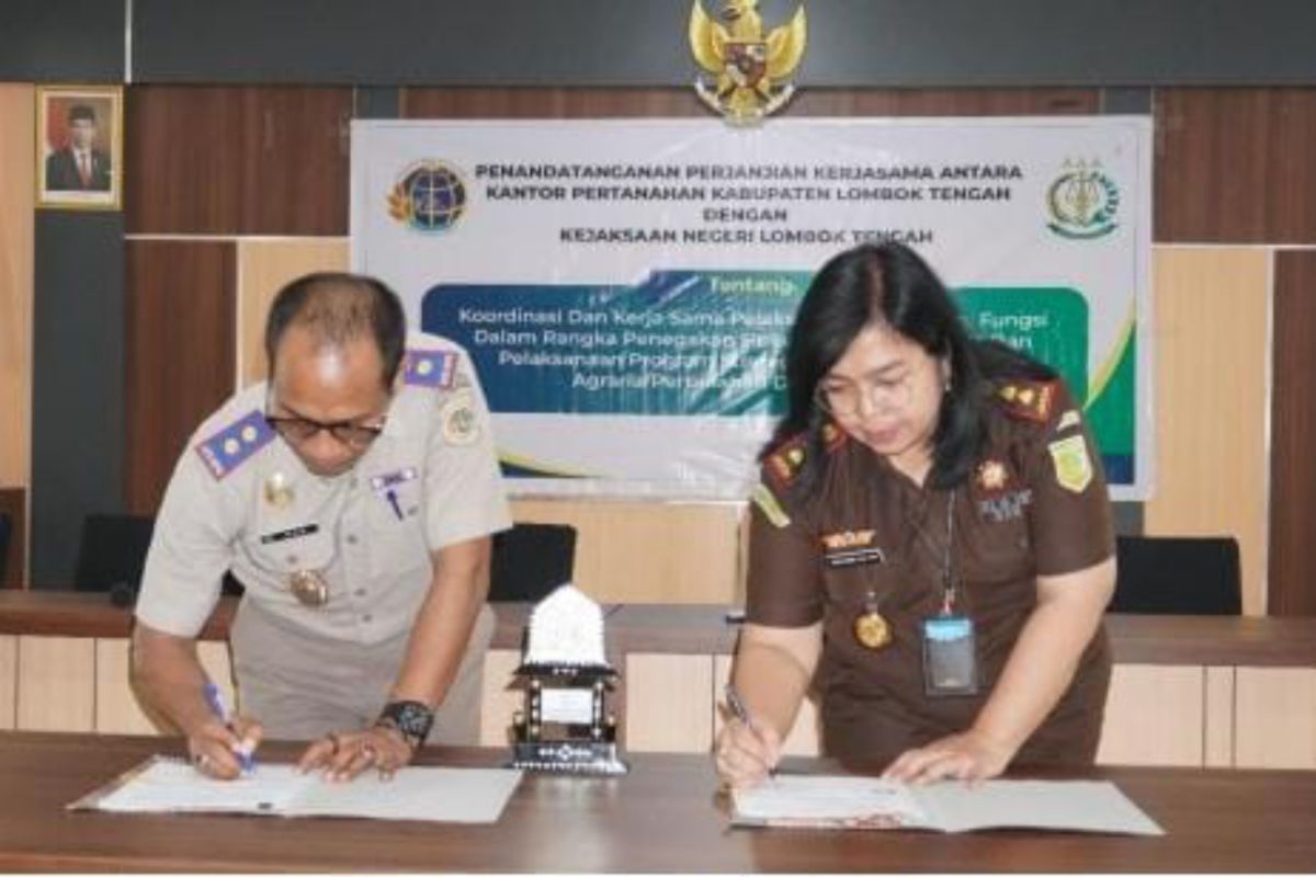 BPN kerja sama kejaksaaan berantas mafia tanah di Lombok Tengah