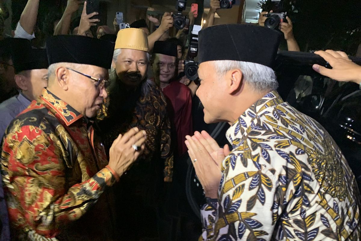 Ganjar Pranowo bertemu Said Aqil Siradj di Jakarta
