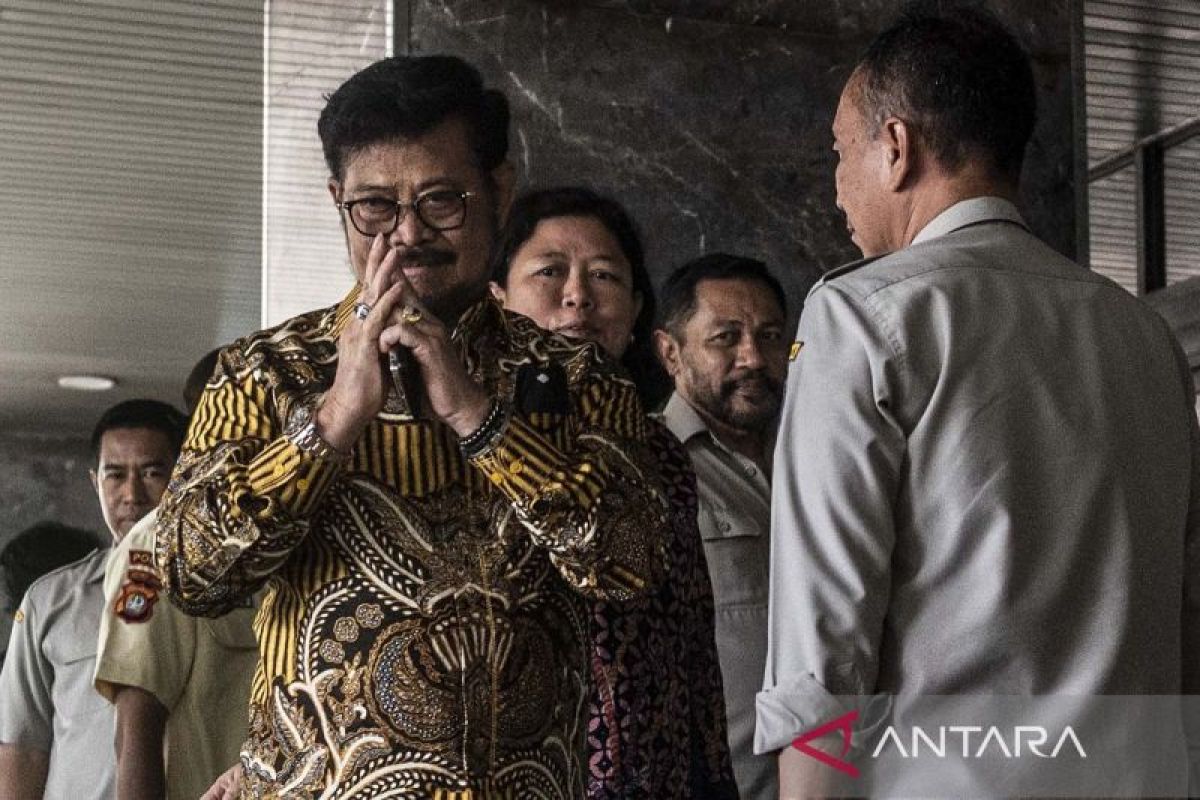 Syahrul Yasin Limpo resmi tersangka korupsi di Kementan