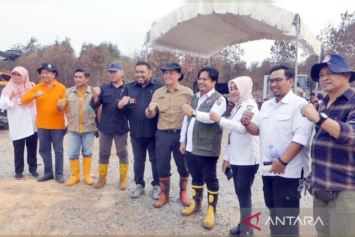 Kolaborasi Pemprov Kalsel bersama Ditjen Perkebunan dan GAPKI tangani Karhutla.