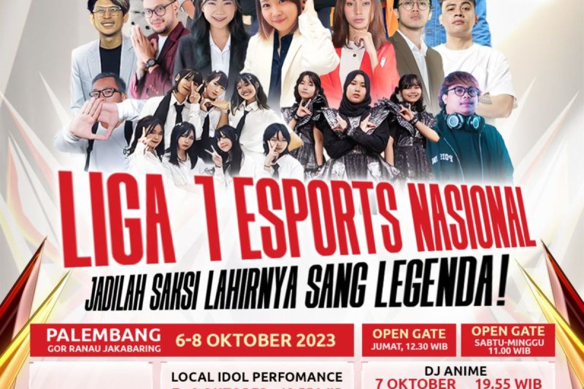 Liga 1 Esports Nasional seri pertama akan berlangsung di Palembang