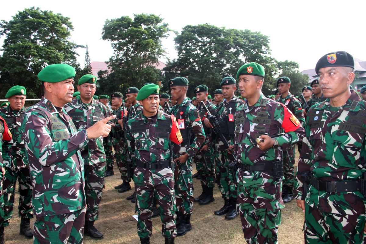 Pangdam Udayana pimpin gelar pasukan Satgas Pengamanan VVIP KTT AIS 2023