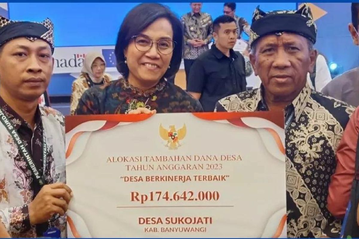 Desa Sukojati Banyuwangi raih penghargaan pengelola keuangan terbaik