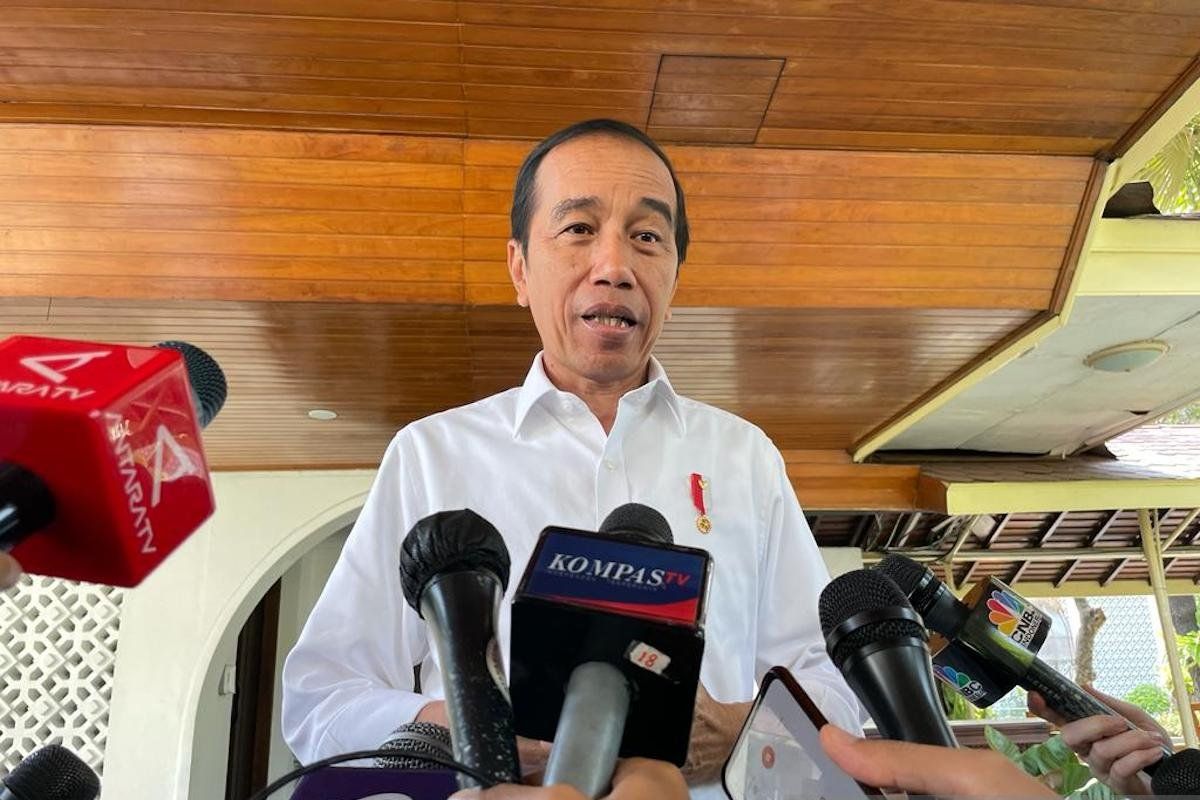 Jokowi serahkan ke penegak hukum terkait dugaan pemerasan KPK ke SYL