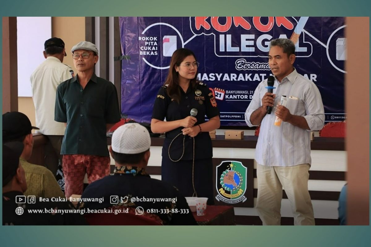 Cegah Peredaran Barang Ilegal dan Penipuan, Ini Langkah Bea Cukai Banyuwangi