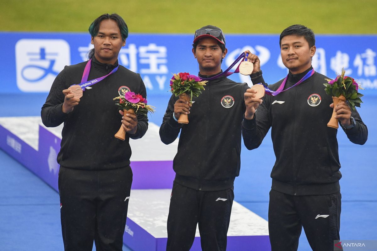 Asian Games 2022 - Indonesia rebut perunggu panahan recurve beregu putra