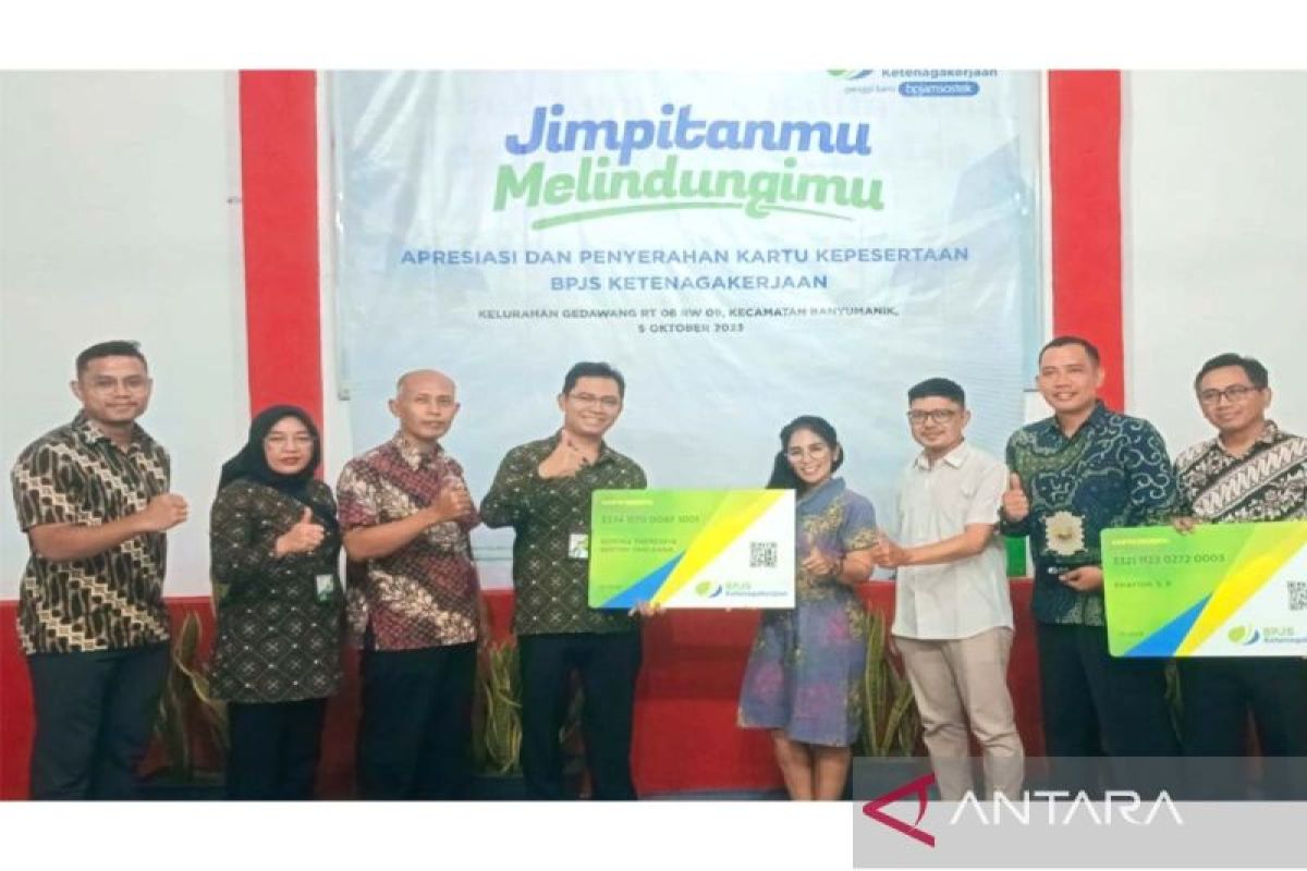 Warga RT di Semarang terlindungi BPJS Ketenagakerjaan dari uang jimpitan