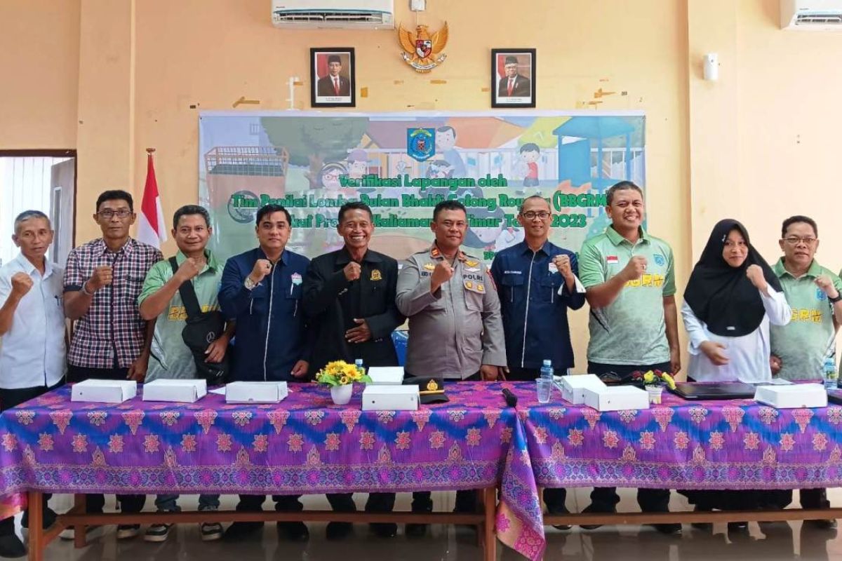 Kabupaten Paser tonjolkan inovasi Polisi RW dI Lomba Gotong Royong