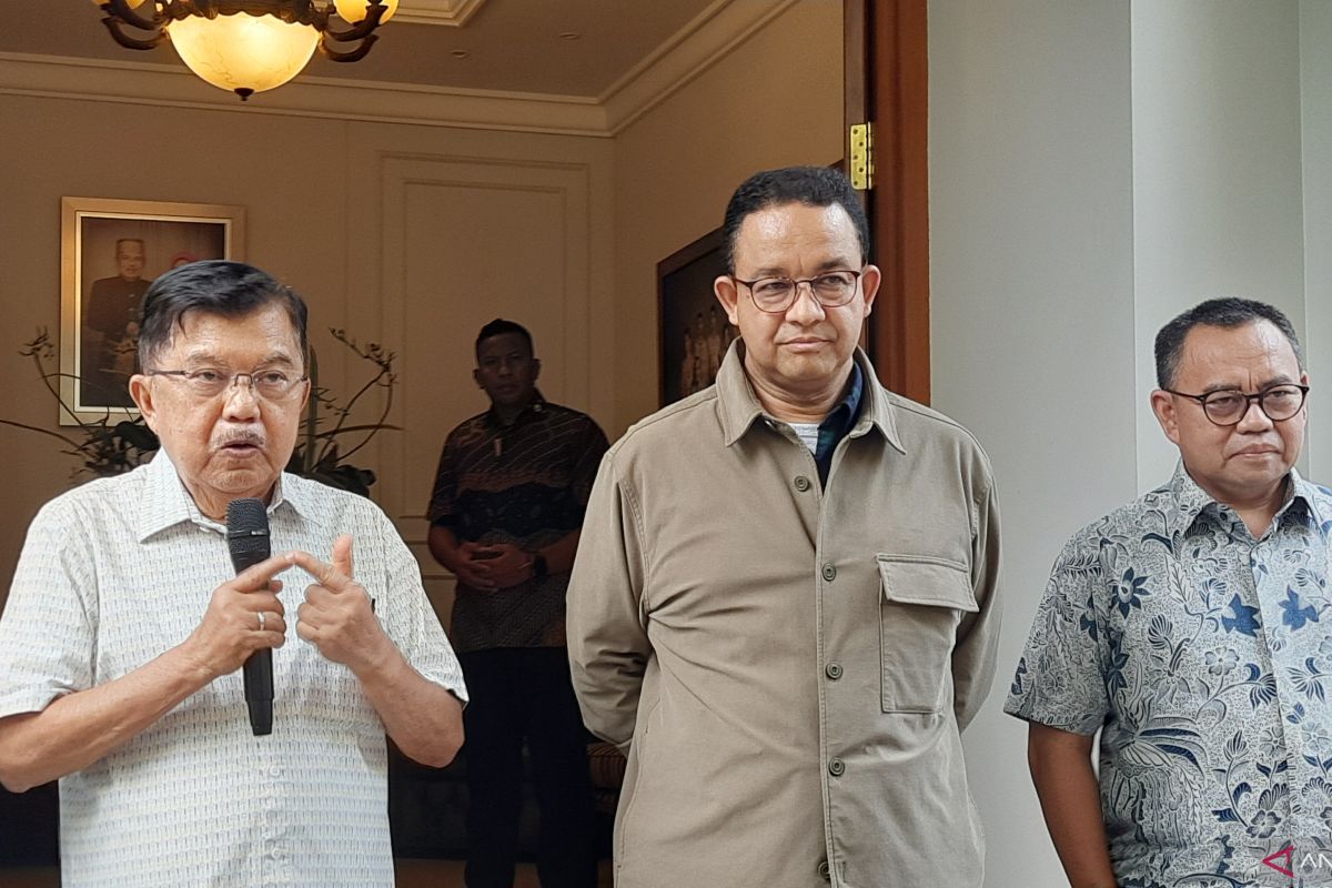 Jusuf Kalla akui bicara lebih detail bersama Anies dibandingkan Puan-Prabowo