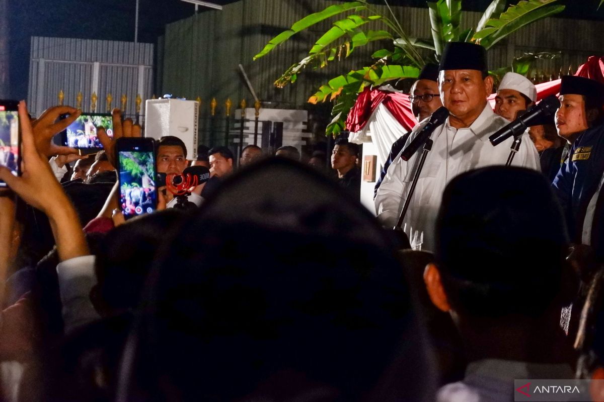Prabowo sebut dukungan Samawi tambah semangat hadapi pilpres