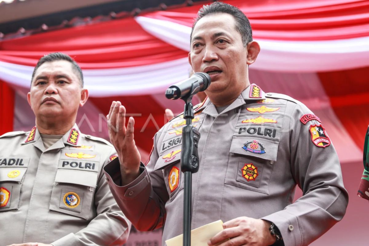 Kapolri: Dugaan pemerasan SYL oleh KPK ditangani cermat dan hati-hati