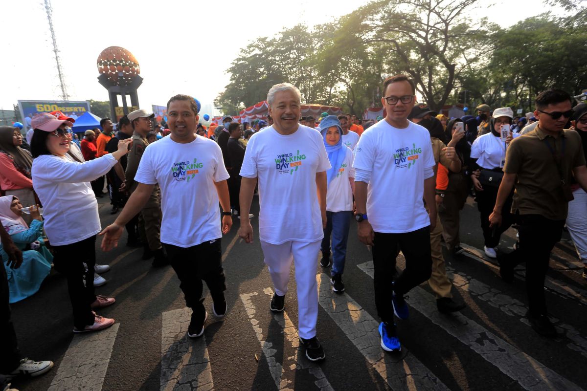 APEKSI: WWD 2023 di Tugu Adipura Banten momen penting ajak orang berjalan kaki jaga kesehatan