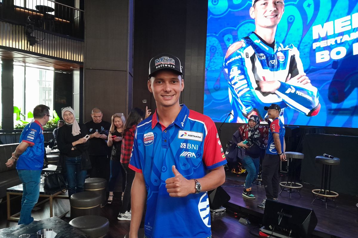 Pembalap Bo Bendsneyder janji bawa bendera Indonesia jika podium