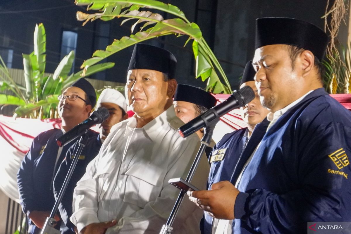 Prabowo sebut akan diskusikan saran Samawi soal bakal calon wapres