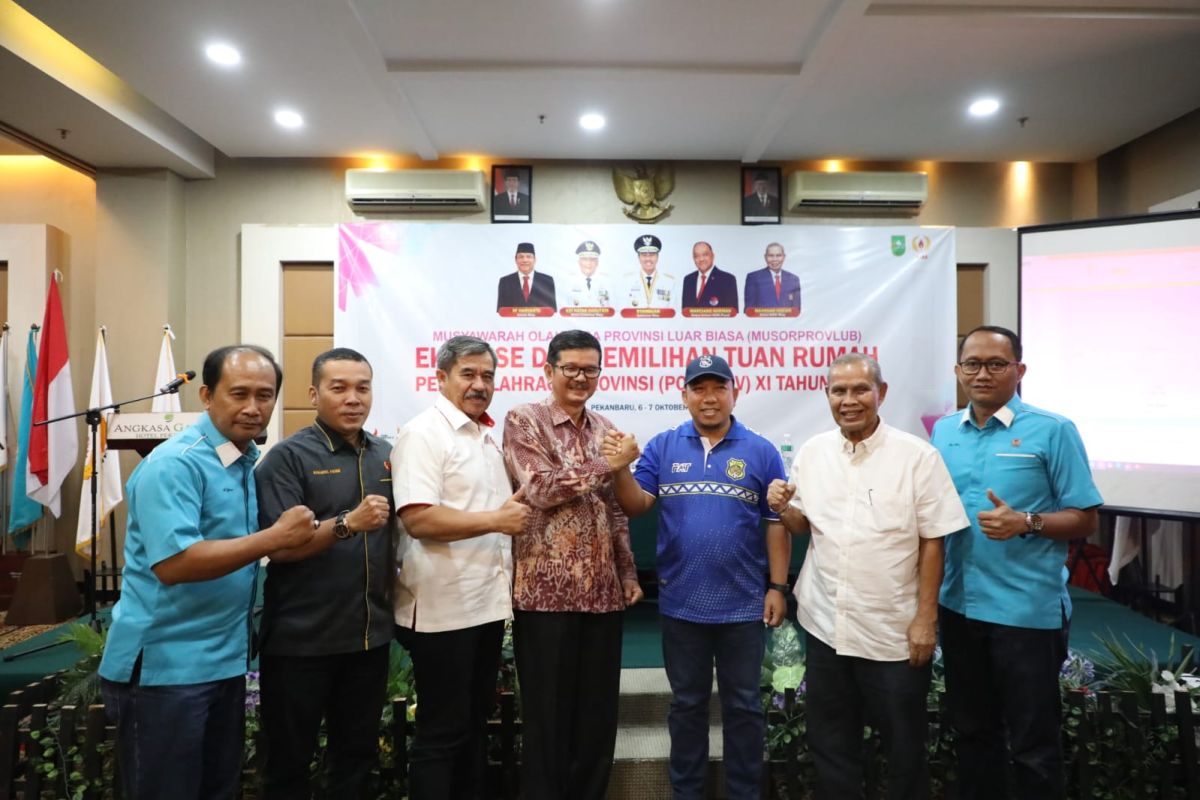 Musorprovlub KONI Riau tetapkan Siak dan Dumai tuan rumah Porprov 2026