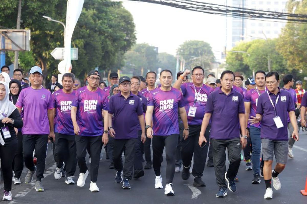 Ribuan pelari Ikuti RUN HUB 2023 di Surabaya