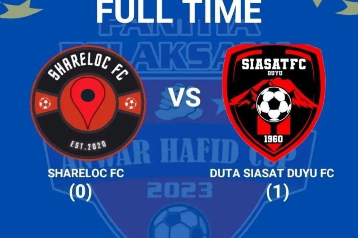 Hasil putaran ke dua Group A Anwar Hafid CUP 2023