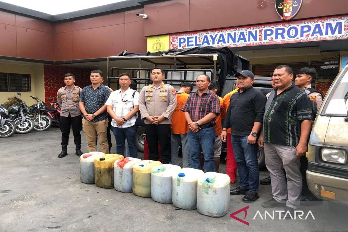 Polres Taput ringkus lima pelaku penyelewengan BBM subsidi