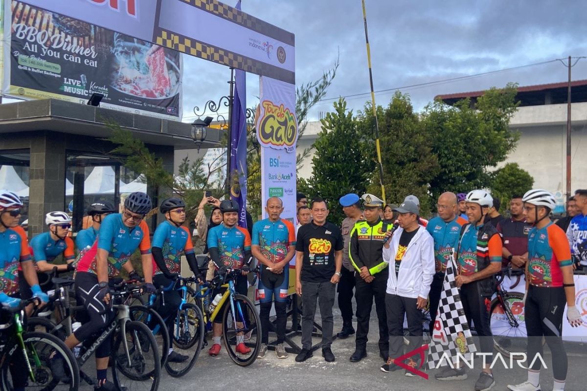 156 peserta ramaikan Road Bike Tour De Gayo di Takengon