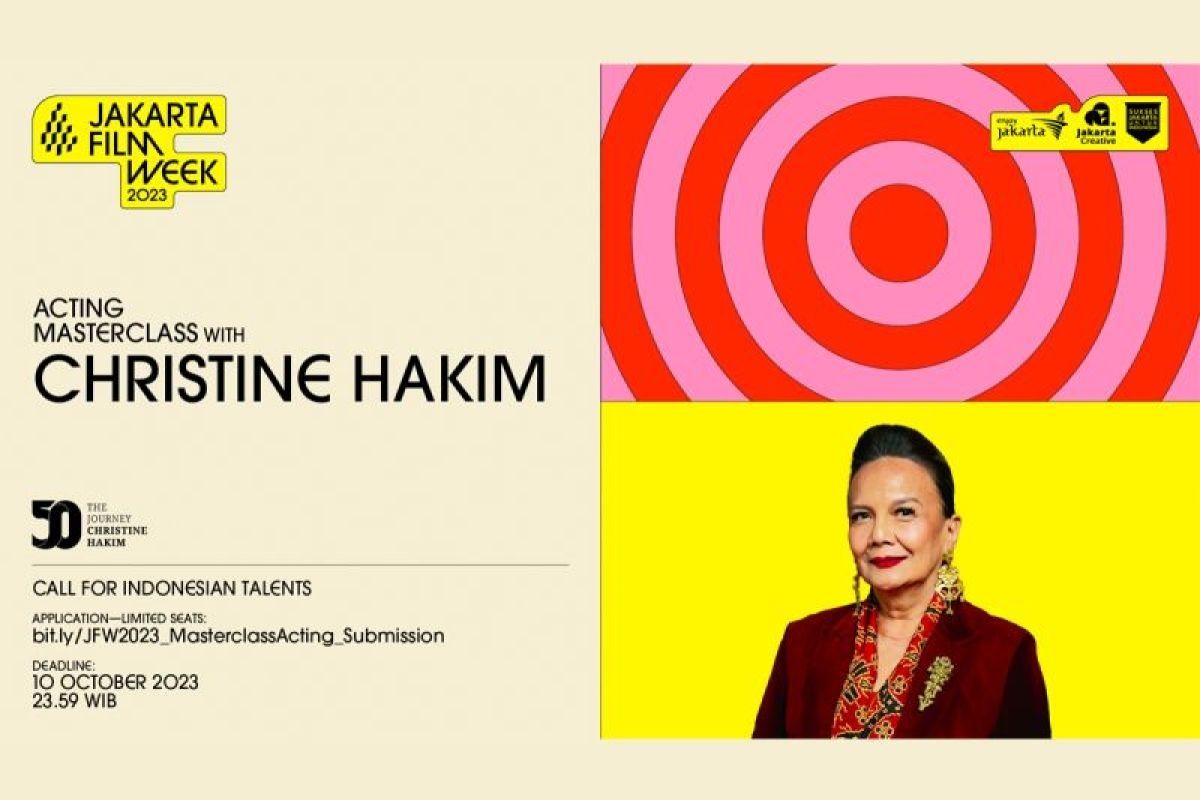 Jakarta Film Week akan gelar kelas akting bersama Christine Hakim