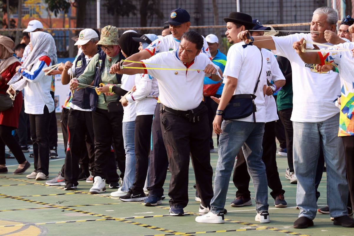 Pemprov dan Kormi Banten pecahkan rekor main katepel peserta terbanyak