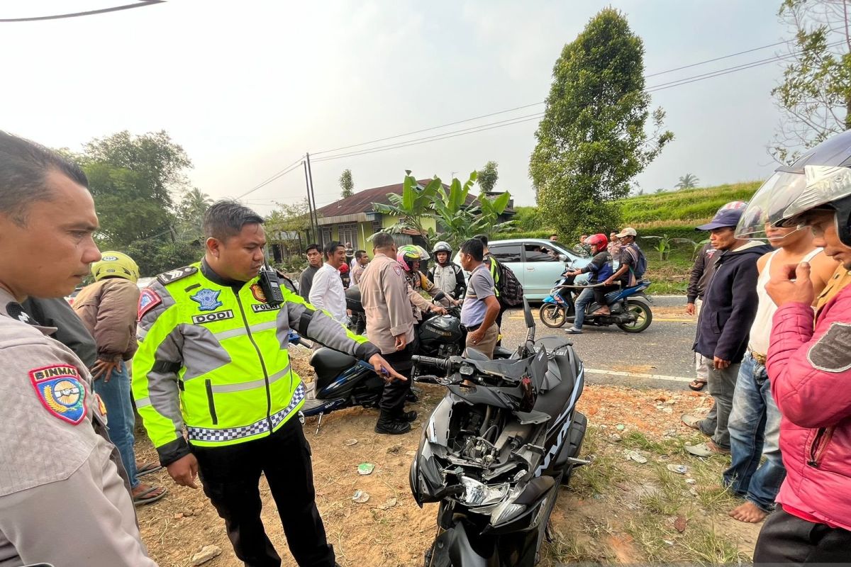 Kecelakaan maut di Batipuh, seorang pengendara motor tewas