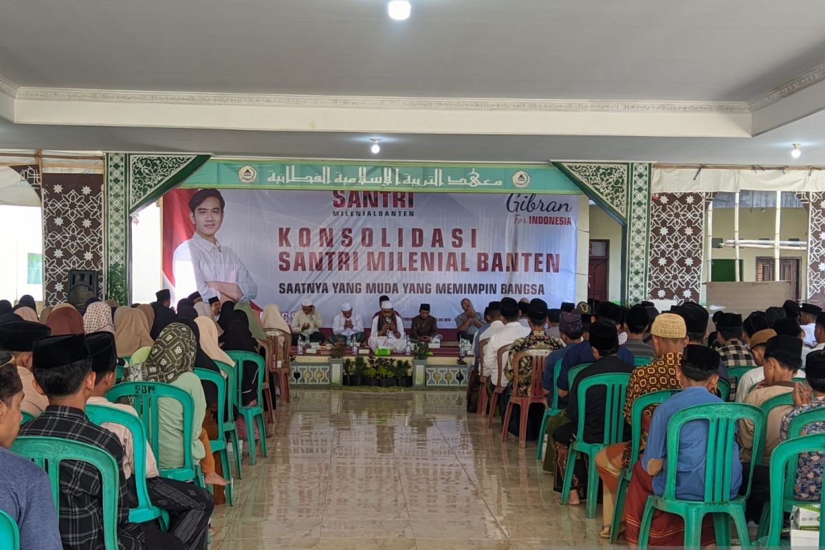 Santri milenial Banten deklarasi dukung Gibran maju Pilpres