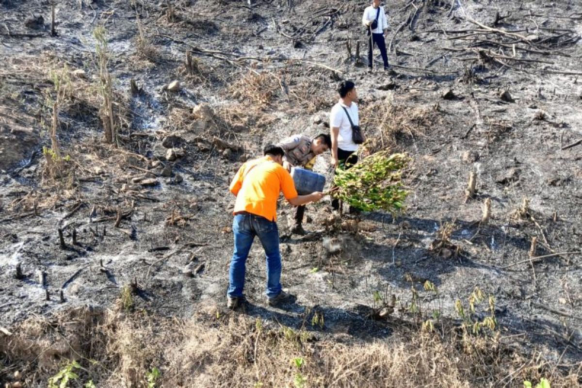 Polres Lombok Tengah mengimbau warga tak buka lahan dengan cara dibakar