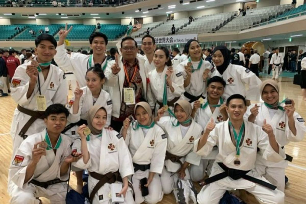 Indonesia juara kedua kempo dunia di Jepang