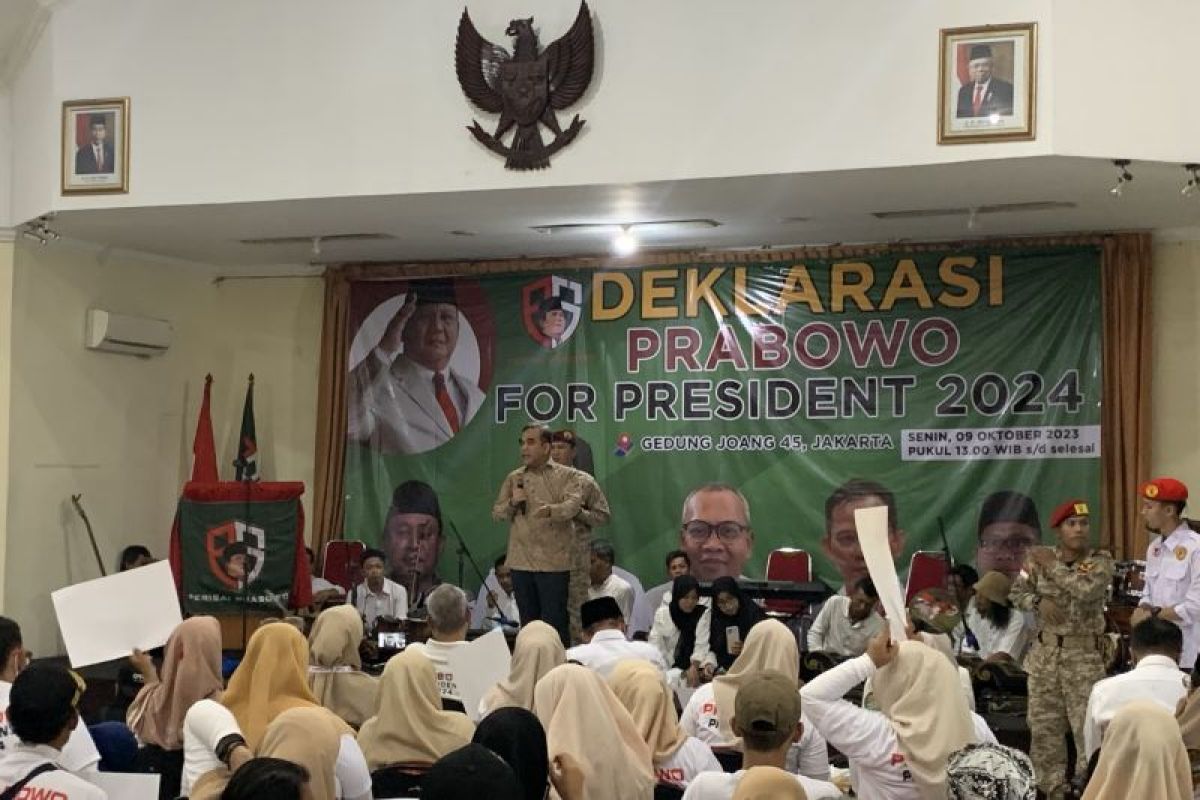 Sekjen Gerindra: Relawan Prabowo perkuat pemenangan di Pilpres 2024