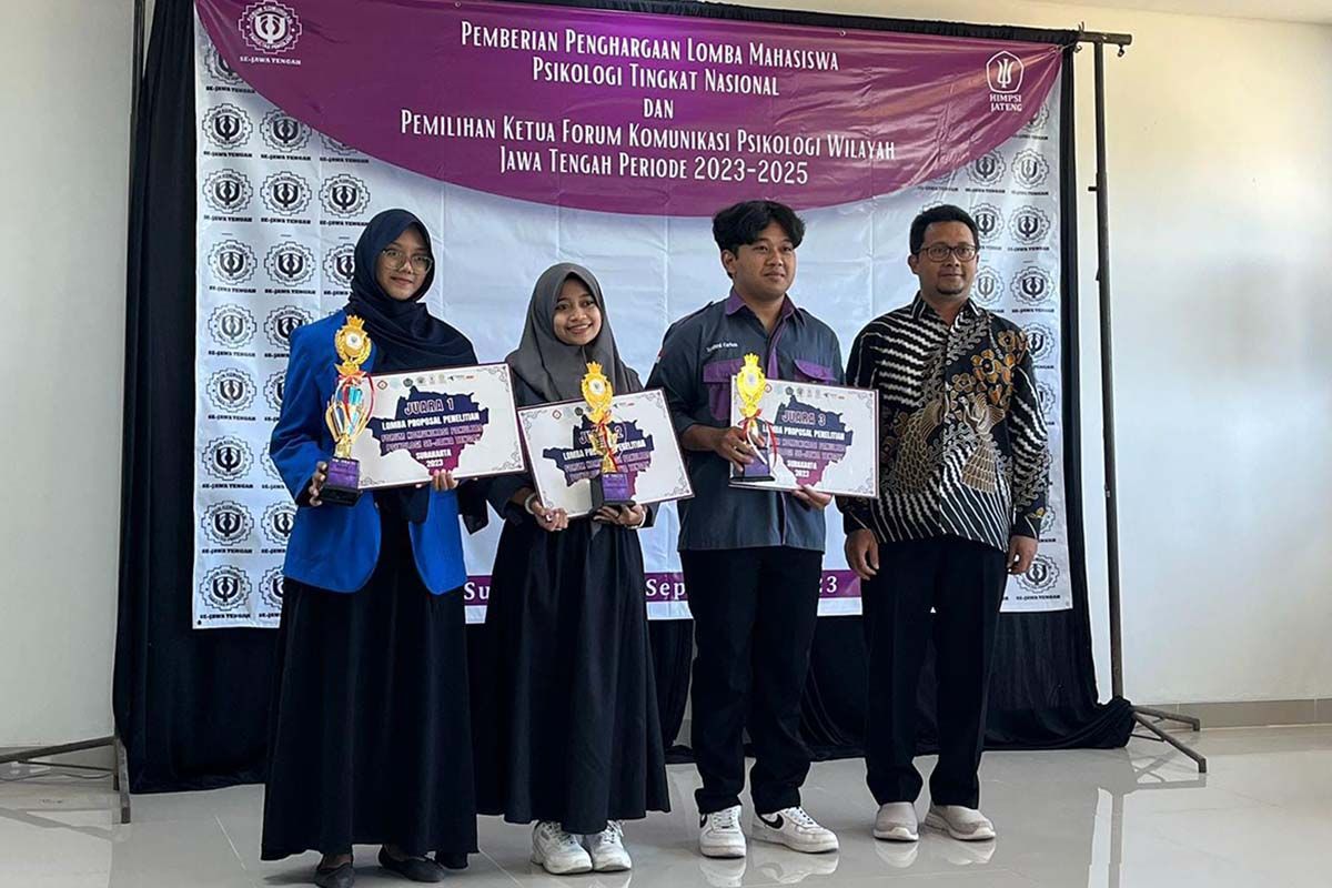 Mahasiswa Psikologi UMP sabet juara 1 lomba penelitian