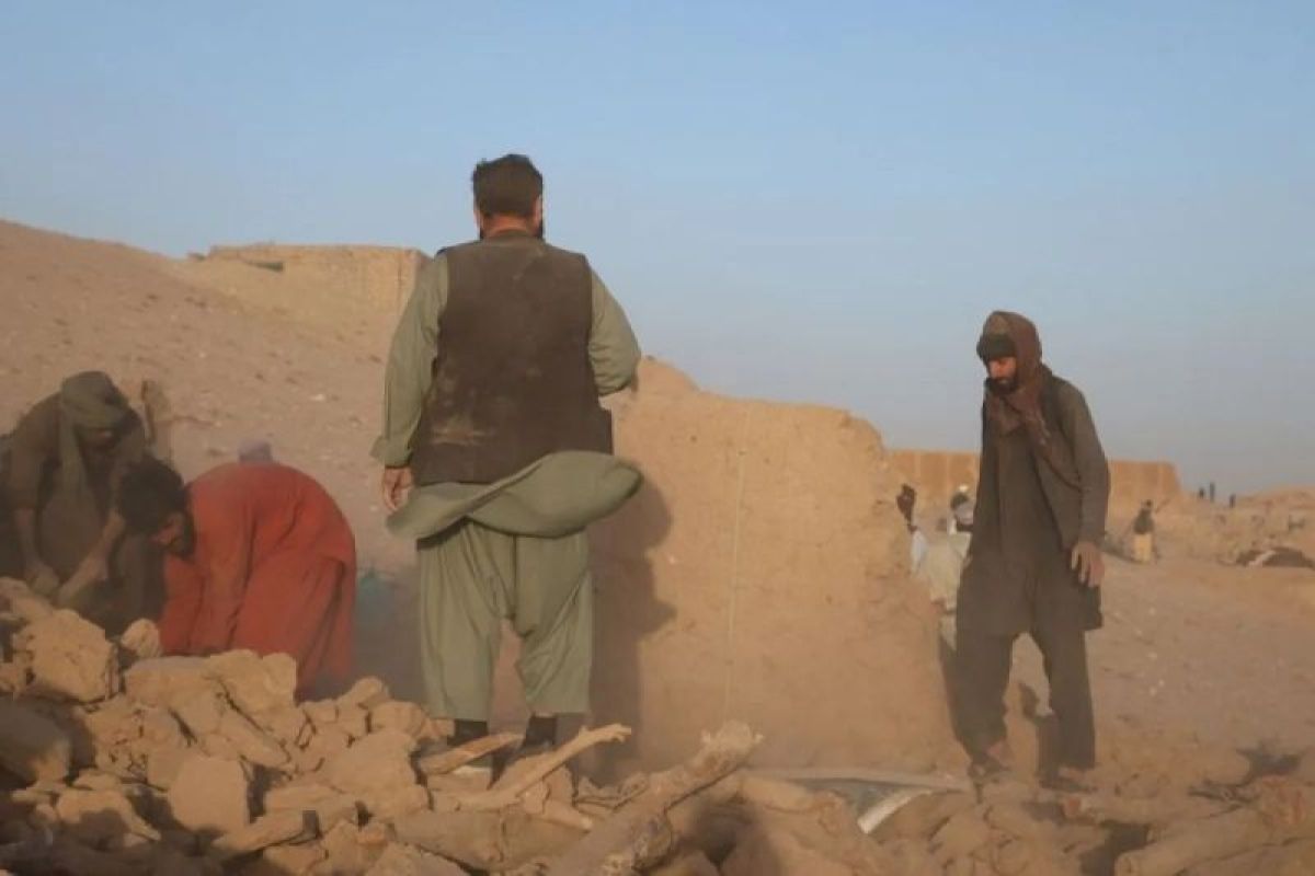 Afghanistan mulai bangun hunian korban gempa di kawasan terparah