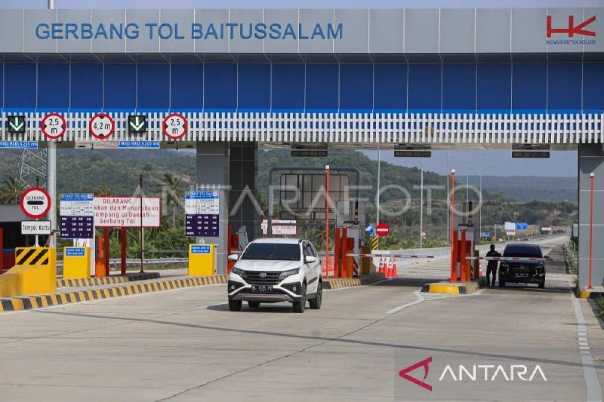 Tol Sibanceh dilintasi 3.284 kendaraan per hari