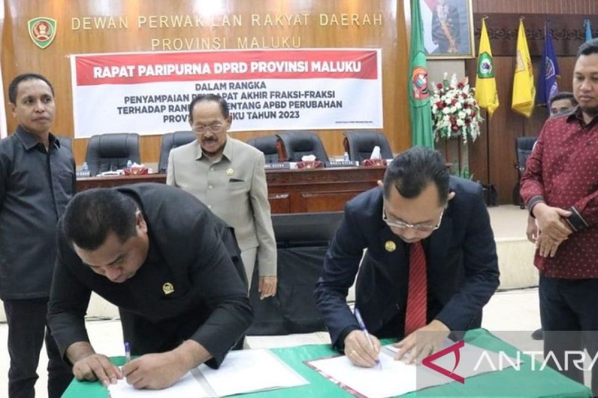 Delapan fraksi DPRD Maluku setujui penetapan Perda APBD Perubahan 2023