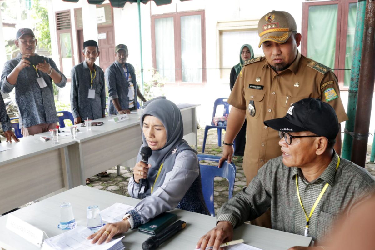 Forkopimda tinjau pemilihan keuchik serentak di Aceh Besar
