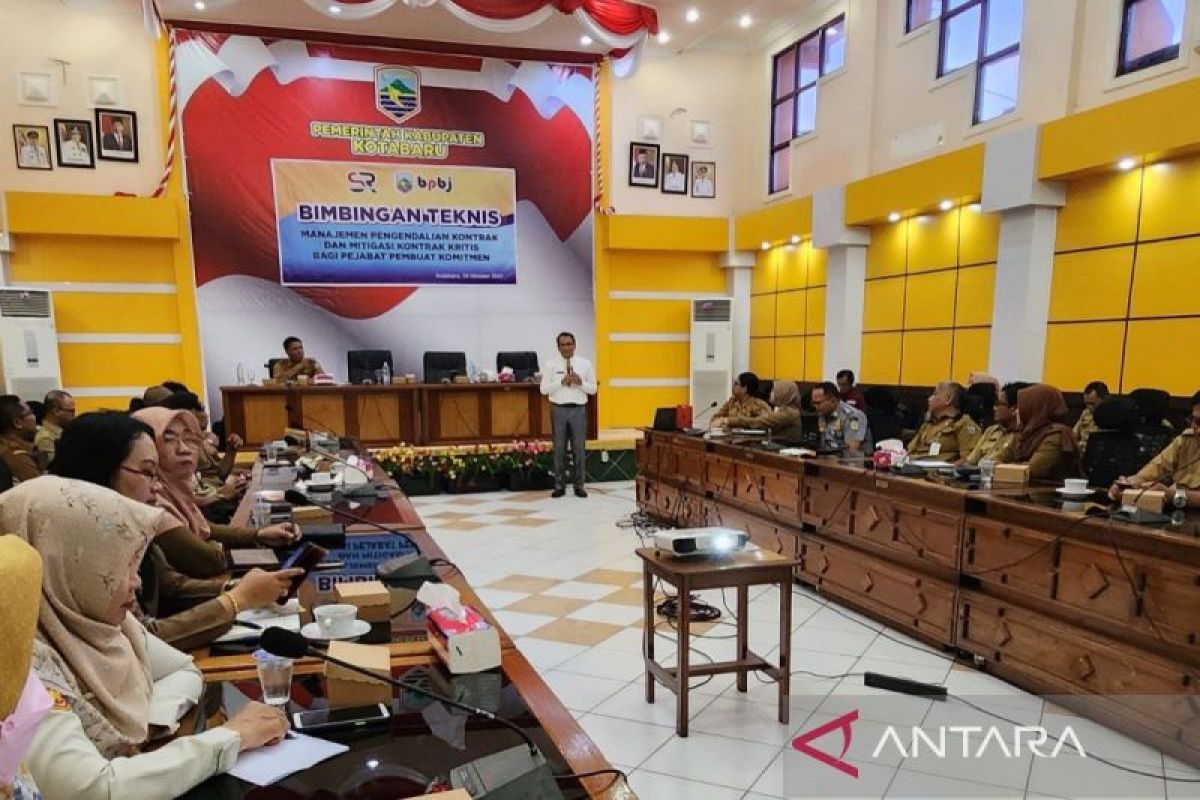 Pemkab Kotabaru gelar bimbingan teknis manajemen pengendalian kontrak