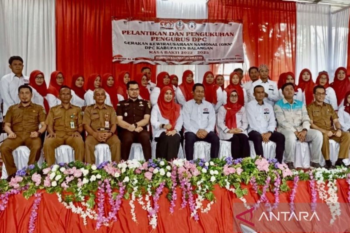 Bupati Balangan dorong DPC GKN tingkatkan jumlah wirausaha