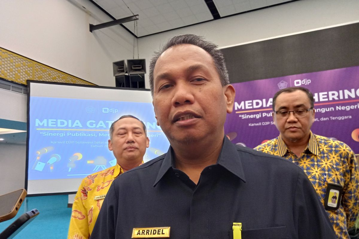 DJP Sulselbatra mencatat realisasi penerimaan pajak Rp12,5 triliun