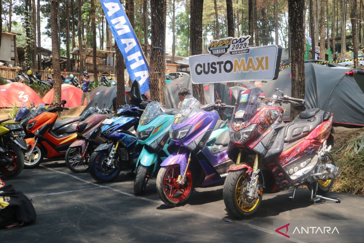 Maxi Yamaha Day 2023 Area Jatim, Ratusan Biker Tumpah Ruah Padati Hutan Pinus di Kaki Gunung Arjuno