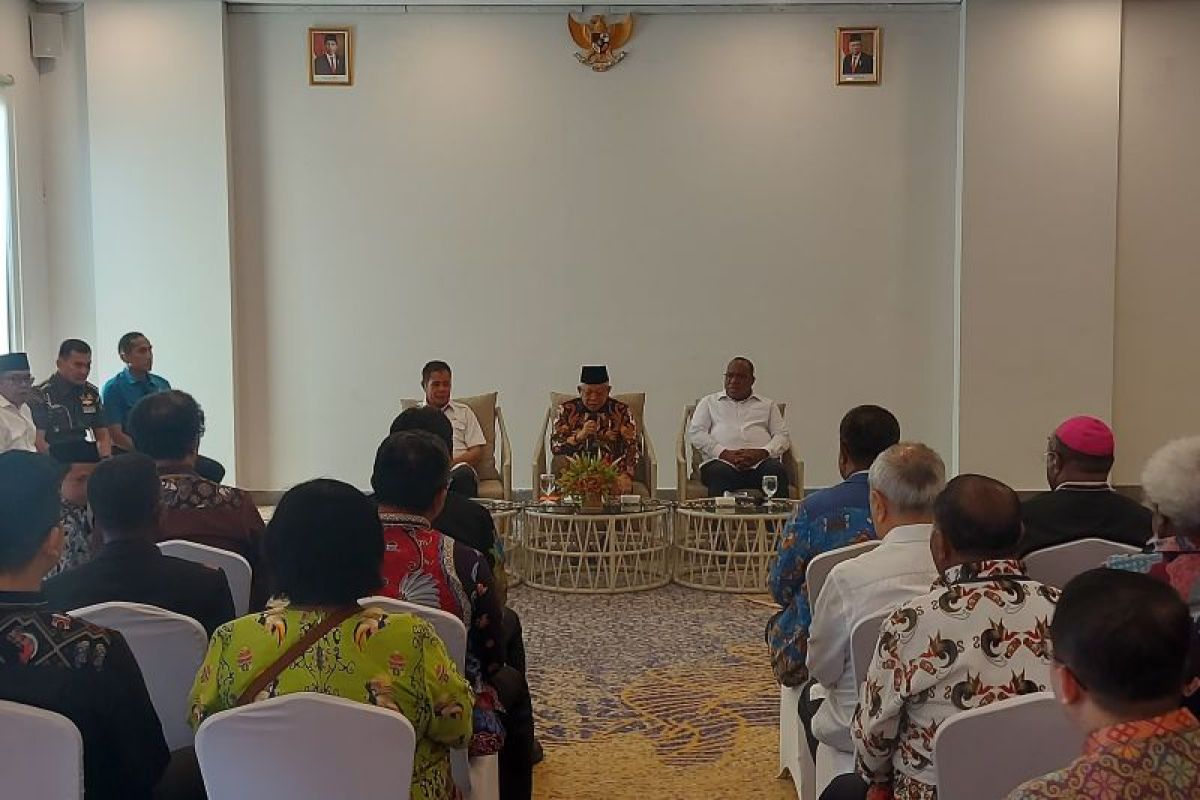 Wapres Ma'ruf Amin: Pendeta jadi 'game changer' percepatan pembangunan Papua