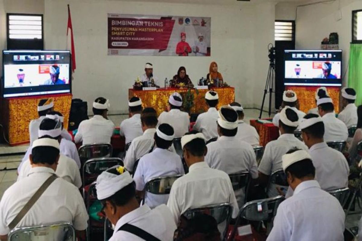 Bupati Karangasem buka Bimbingan Teknis Penyusunan Master Plan Smart City